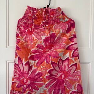 Old Navy off shoulder dress in pink large size with optional ties for the neck